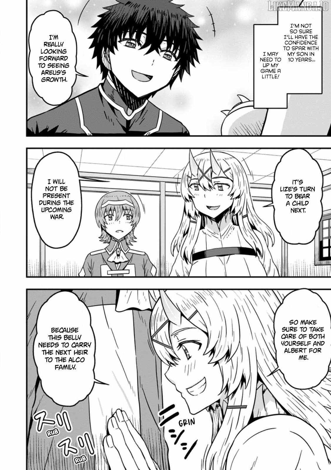 Isekai Saikyou no Yome desu ga, Yoru no Tatakai wa Ore no Hou ga Tsuyoi You desu: Chiryaku o Ikashite Nariagaru Harem Senki Chapter 25 - Page 12