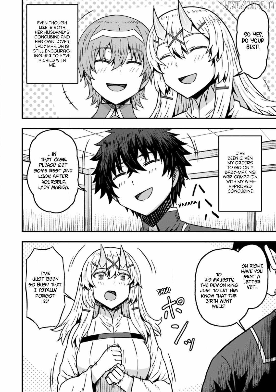 Isekai Saikyou no Yome desu ga, Yoru no Tatakai wa Ore no Hou ga Tsuyoi You desu: Chiryaku o Ikashite Nariagaru Harem Senki Chapter 25 - Page 14