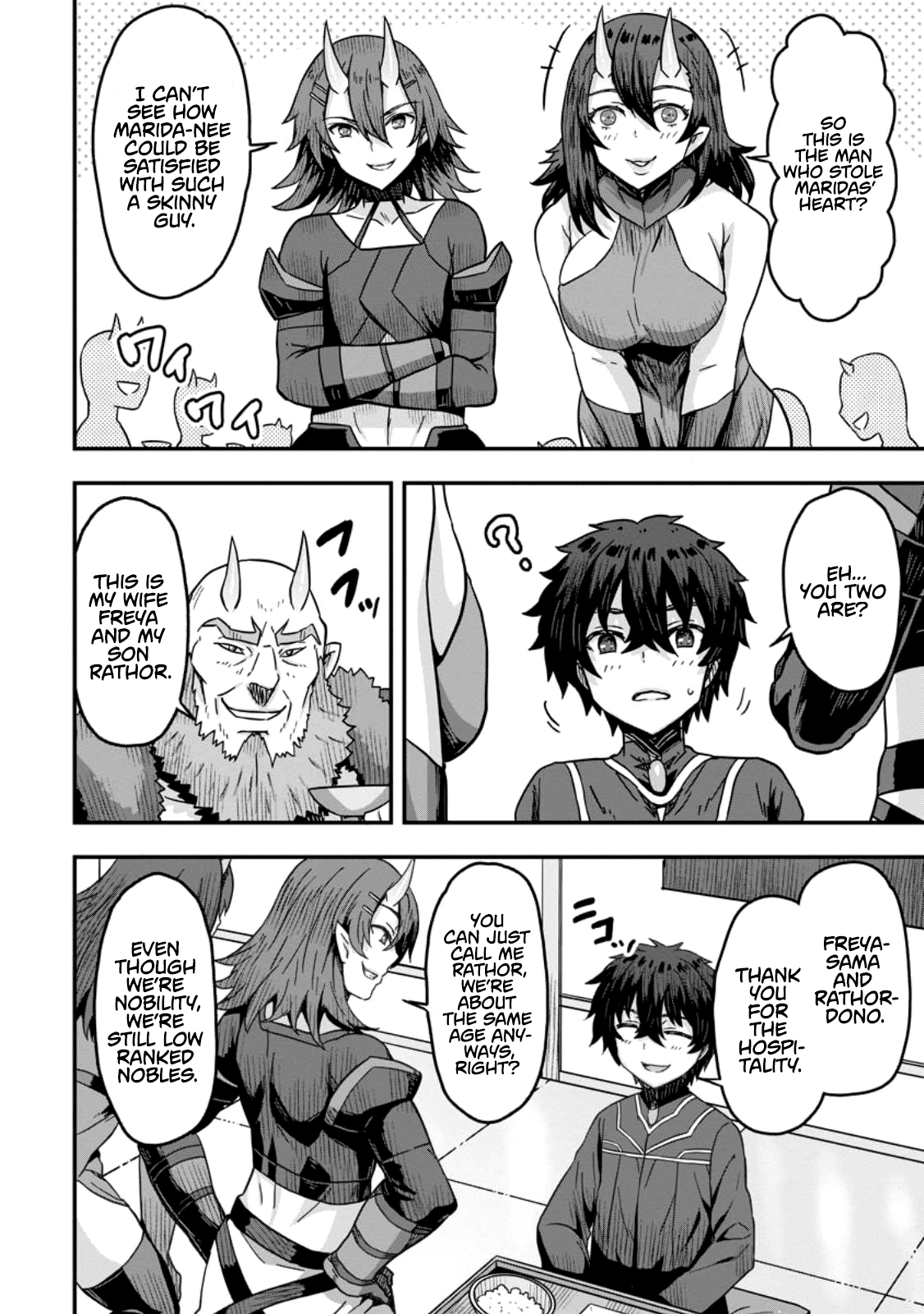 Isekai Saikyou no Yome desu ga, Yoru no Tatakai wa Ore no Hou ga Tsuyoi You desu: Chiryaku o Ikashite Nariagaru Harem Senki Chapter 3 - Page 12