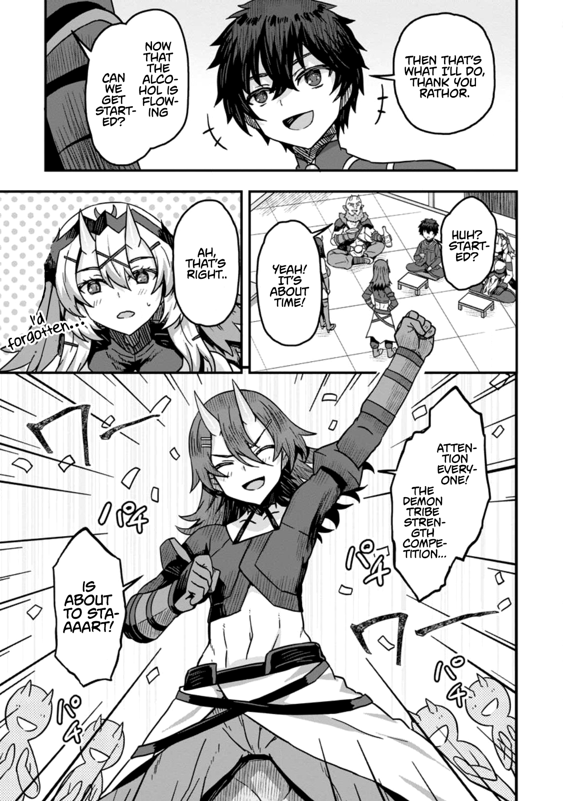 Isekai Saikyou no Yome desu ga, Yoru no Tatakai wa Ore no Hou ga Tsuyoi You desu: Chiryaku o Ikashite Nariagaru Harem Senki Chapter 3 - Page 13