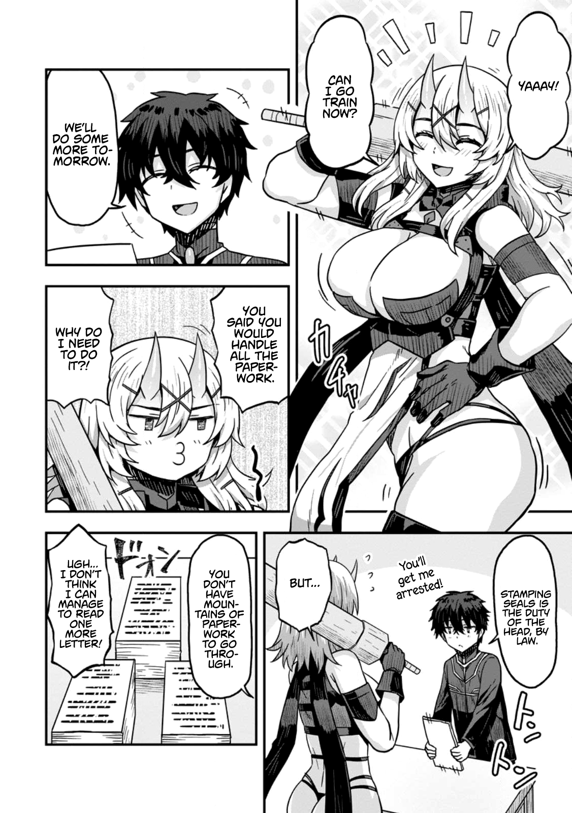 Isekai Saikyou no Yome desu ga, Yoru no Tatakai wa Ore no Hou ga Tsuyoi You desu: Chiryaku o Ikashite Nariagaru Harem Senki Chapter 4 - Page 2