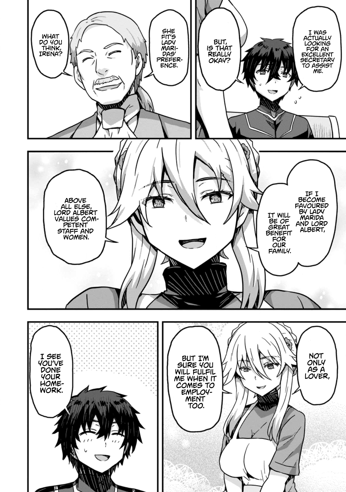 Isekai Saikyou no Yome desu ga, Yoru no Tatakai wa Ore no Hou ga Tsuyoi You desu: Chiryaku o Ikashite Nariagaru Harem Senki Chapter 4 - Page 20