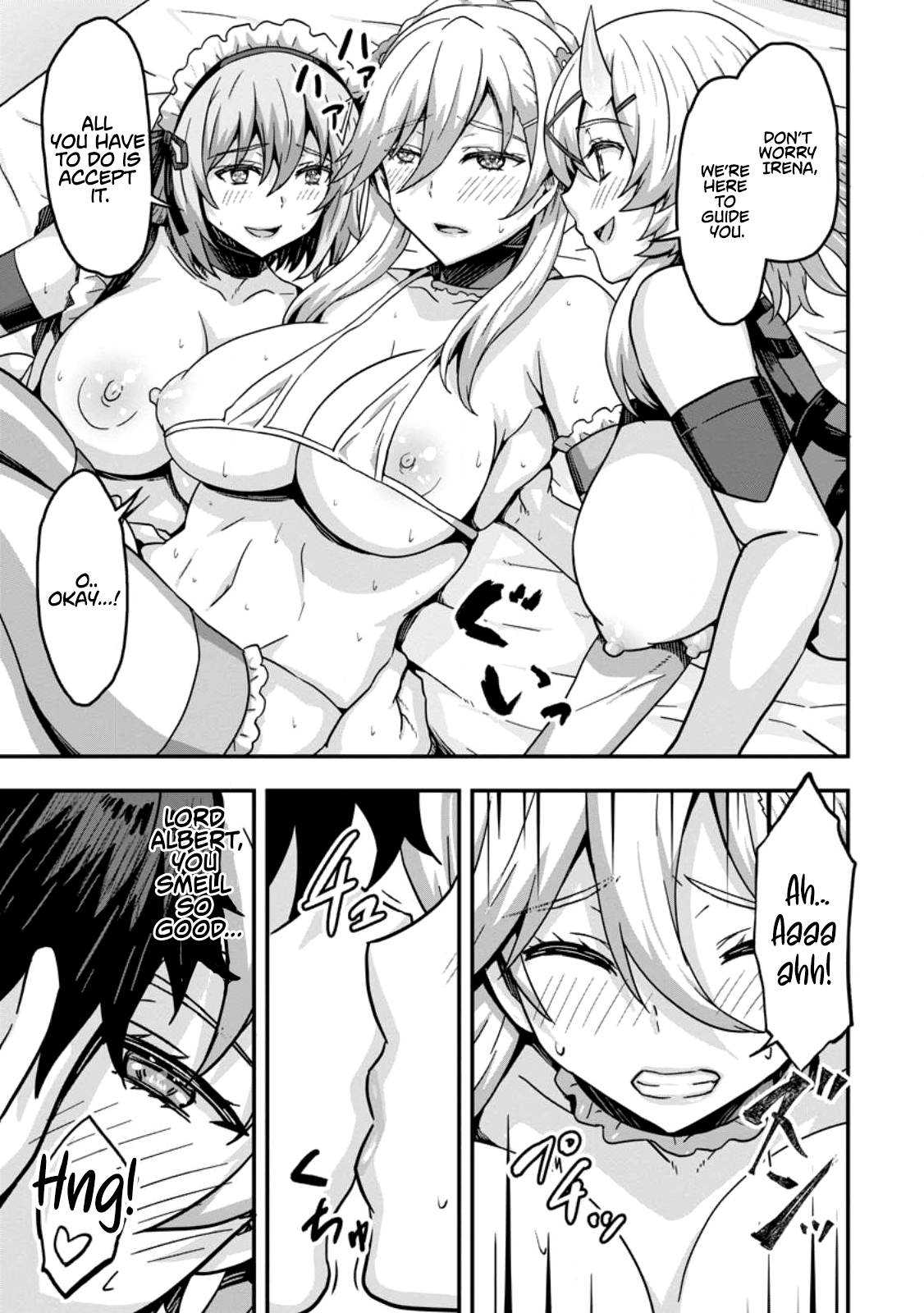 Isekai Saikyou no Yome desu ga, Yoru no Tatakai wa Ore no Hou ga Tsuyoi You desu: Chiryaku o Ikashite Nariagaru Harem Senki Chapter 4 - Page 25