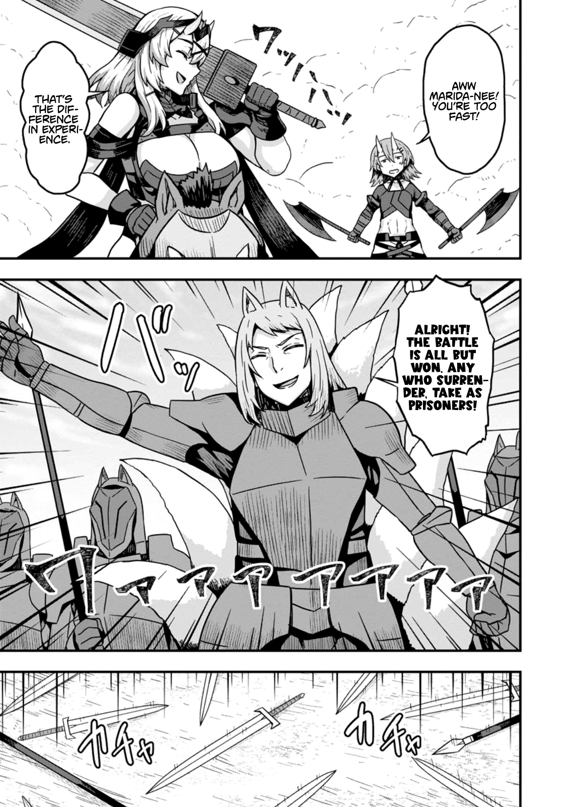 Isekai Saikyou no Yome desu ga, Yoru no Tatakai wa Ore no Hou ga Tsuyoi You desu: Chiryaku o Ikashite Nariagaru Harem Senki Chapter 6 - Page 27