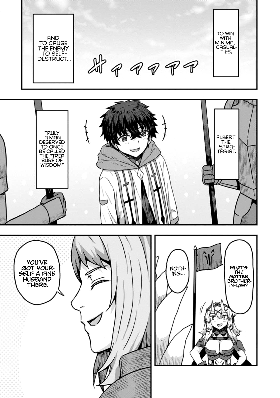 Isekai Saikyou no Yome desu ga, Yoru no Tatakai wa Ore no Hou ga Tsuyoi You desu: Chiryaku o Ikashite Nariagaru Harem Senki Chapter 6 - Page 29