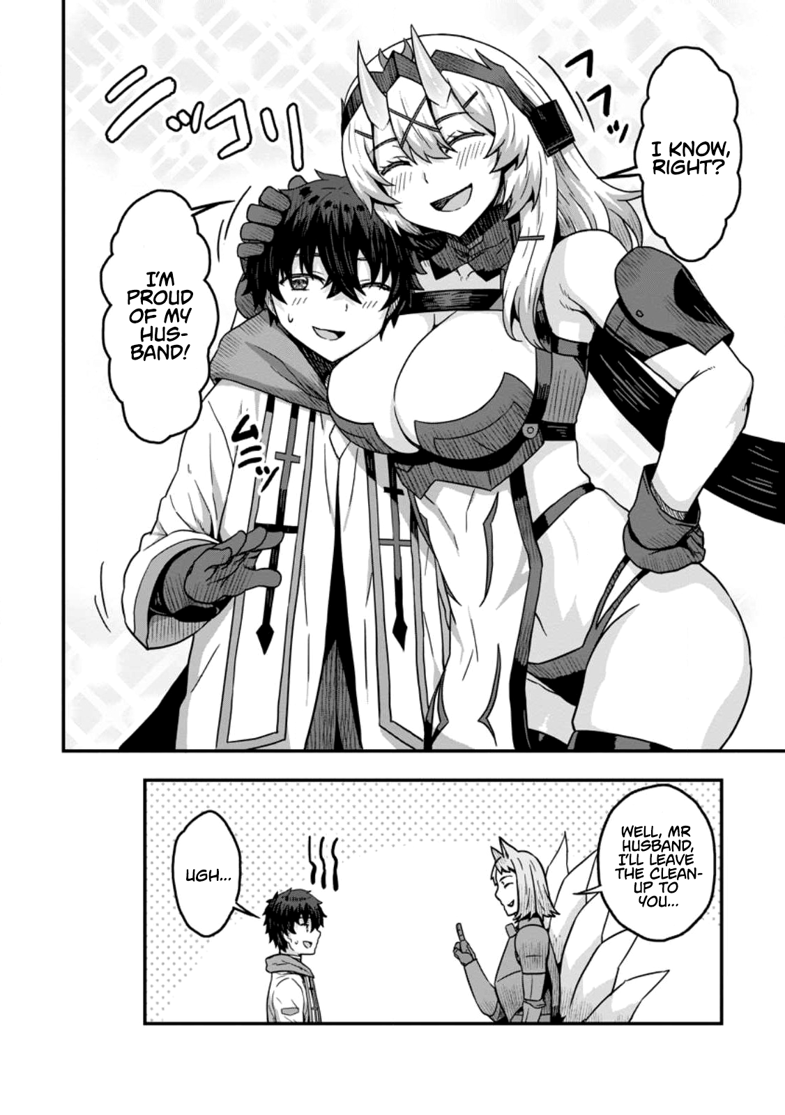 Isekai Saikyou no Yome desu ga, Yoru no Tatakai wa Ore no Hou ga Tsuyoi You desu: Chiryaku o Ikashite Nariagaru Harem Senki Chapter 6 - Page 30