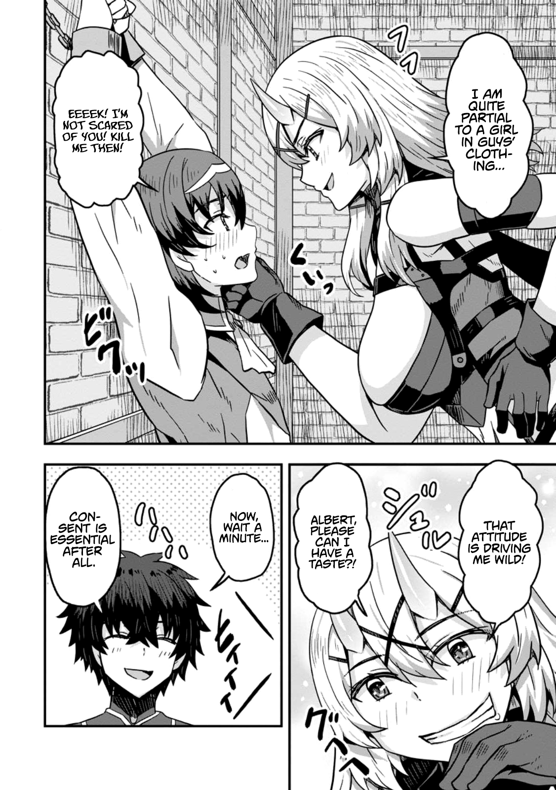 Isekai Saikyou no Yome desu ga, Yoru no Tatakai wa Ore no Hou ga Tsuyoi You desu: Chiryaku o Ikashite Nariagaru Harem Senki Chapter 7 - Page 14