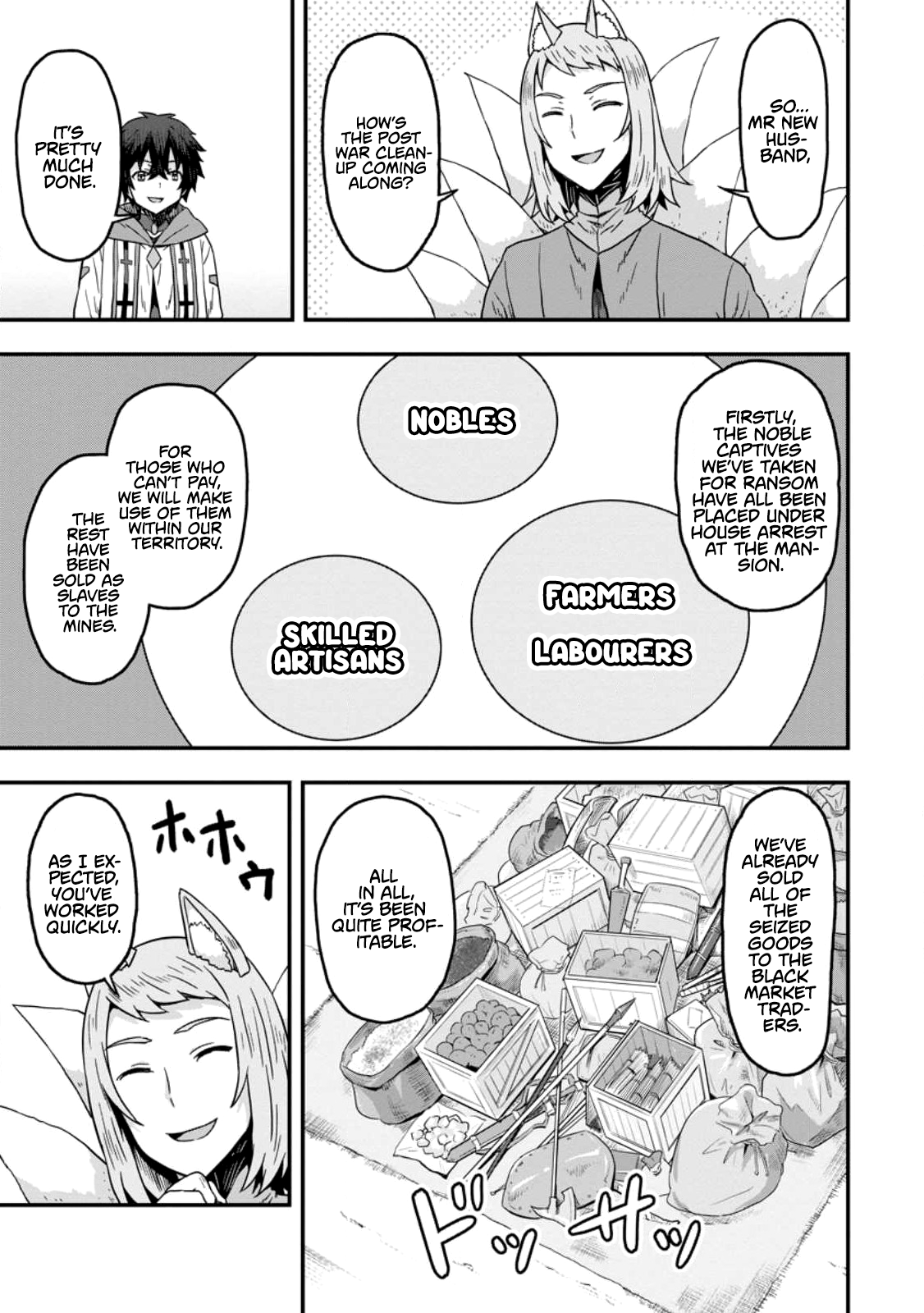 Isekai Saikyou no Yome desu ga, Yoru no Tatakai wa Ore no Hou ga Tsuyoi You desu: Chiryaku o Ikashite Nariagaru Harem Senki Chapter 7 - Page 3