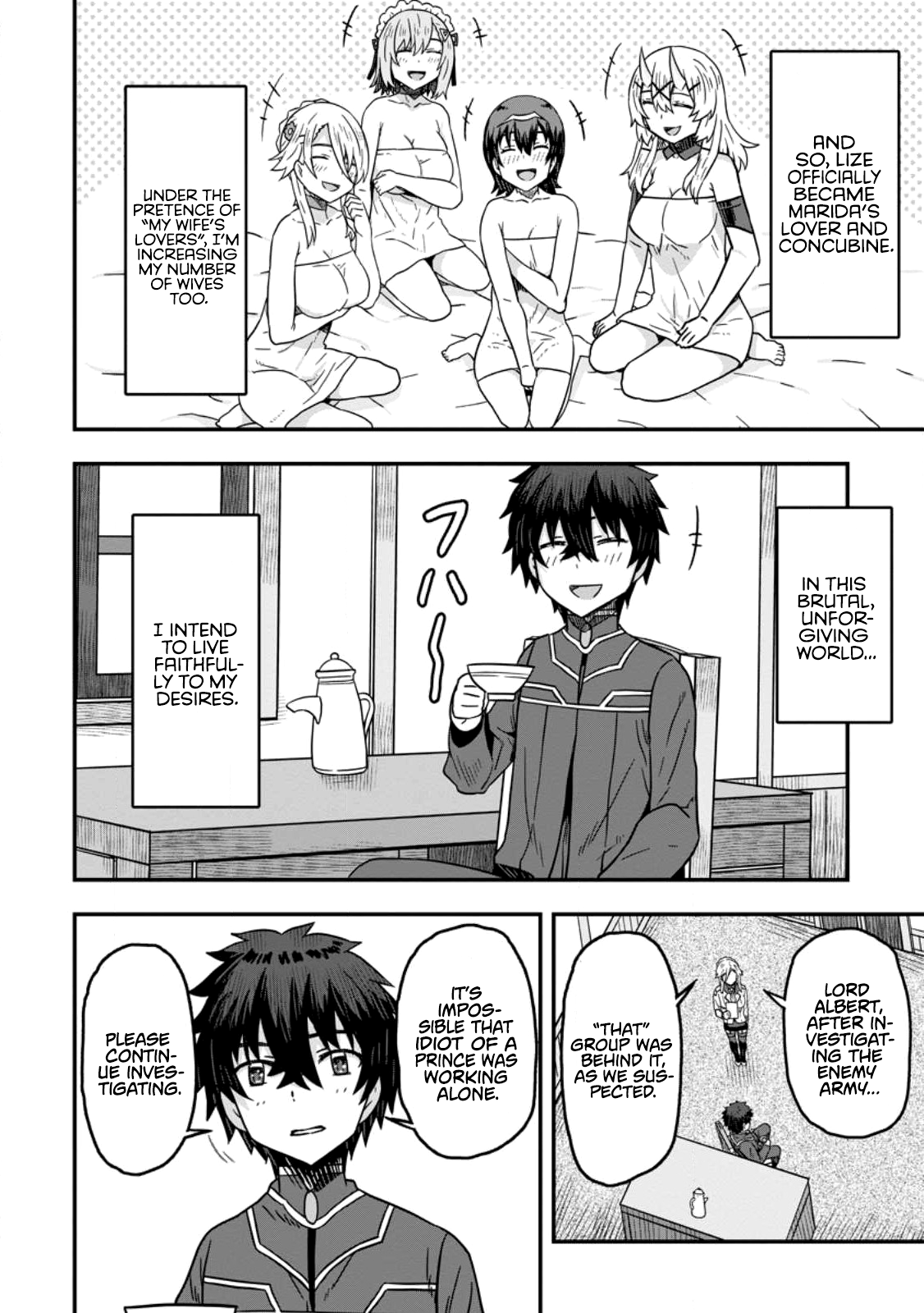 Isekai Saikyou no Yome desu ga, Yoru no Tatakai wa Ore no Hou ga Tsuyoi You desu: Chiryaku o Ikashite Nariagaru Harem Senki Chapter 7 - Page 22