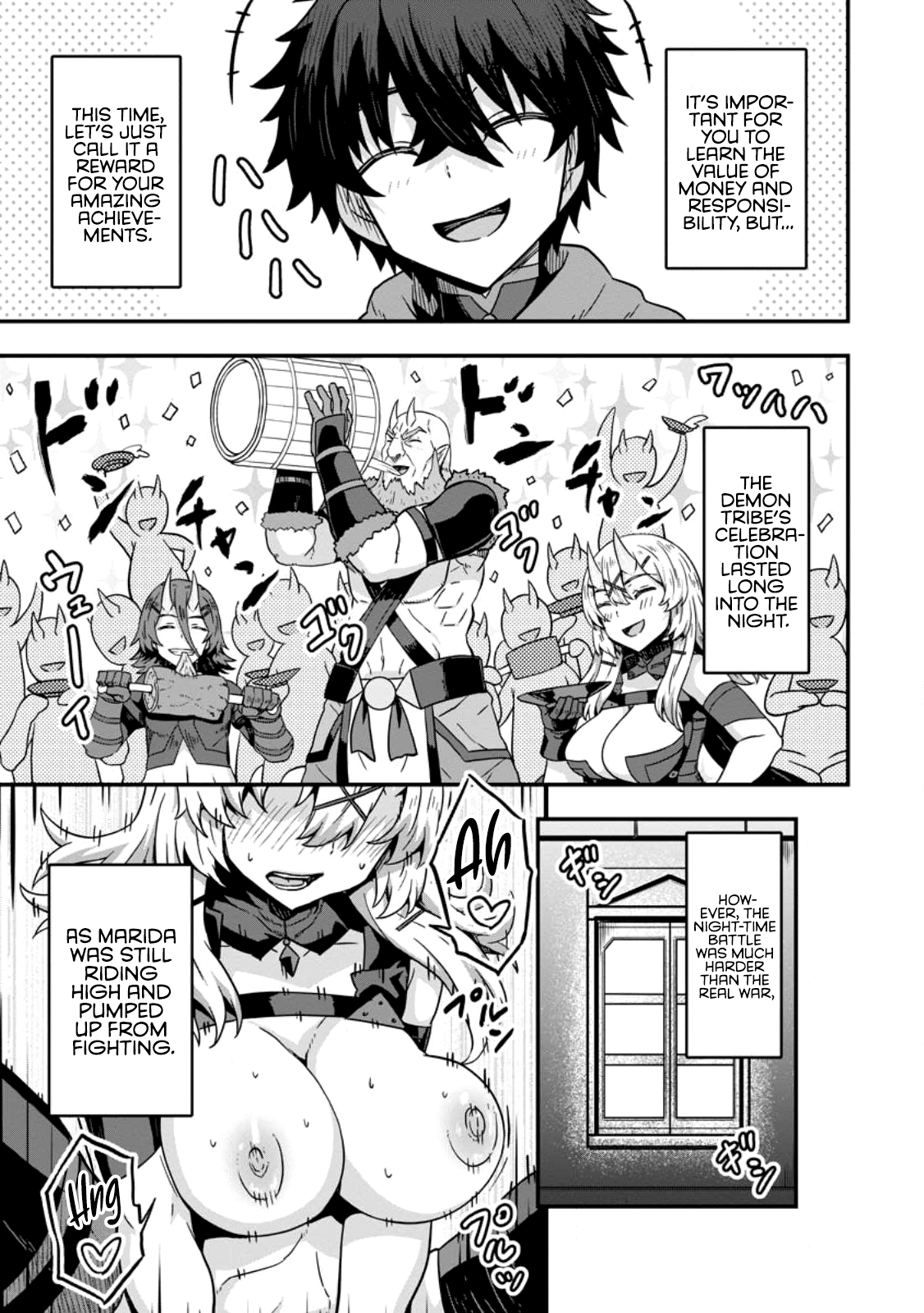 Isekai Saikyou no Yome desu ga, Yoru no Tatakai wa Ore no Hou ga Tsuyoi You desu: Chiryaku o Ikashite Nariagaru Harem Senki Chapter 7 - Page 7