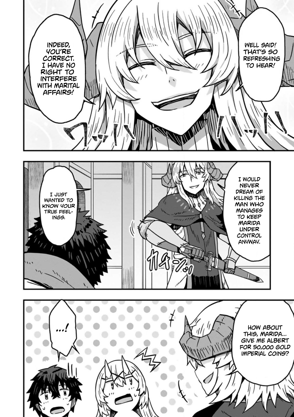 Isekai Saikyou no Yome desu ga, Yoru no Tatakai wa Ore no Hou ga Tsuyoi You desu: Chiryaku o Ikashite Nariagaru Harem Senki Chapter 8 - Page 18