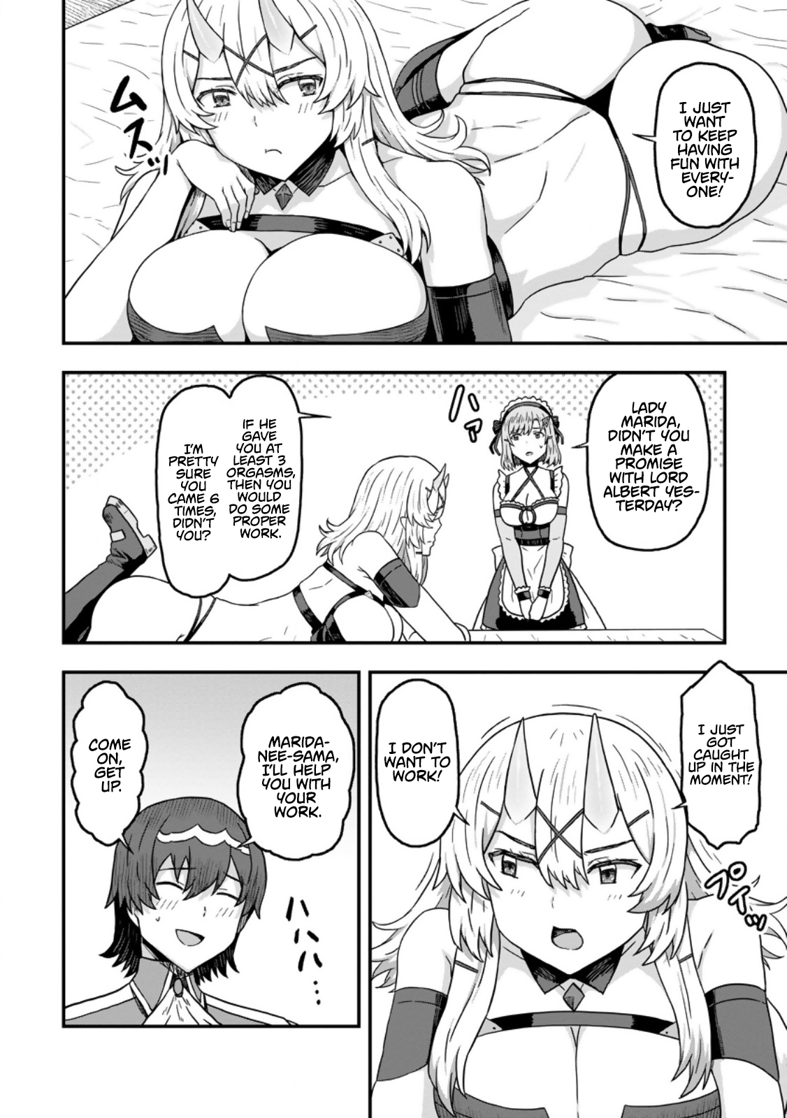 Isekai Saikyou no Yome desu ga, Yoru no Tatakai wa Ore no Hou ga Tsuyoi You desu: Chiryaku o Ikashite Nariagaru Harem Senki Chapter 9 - Page 24