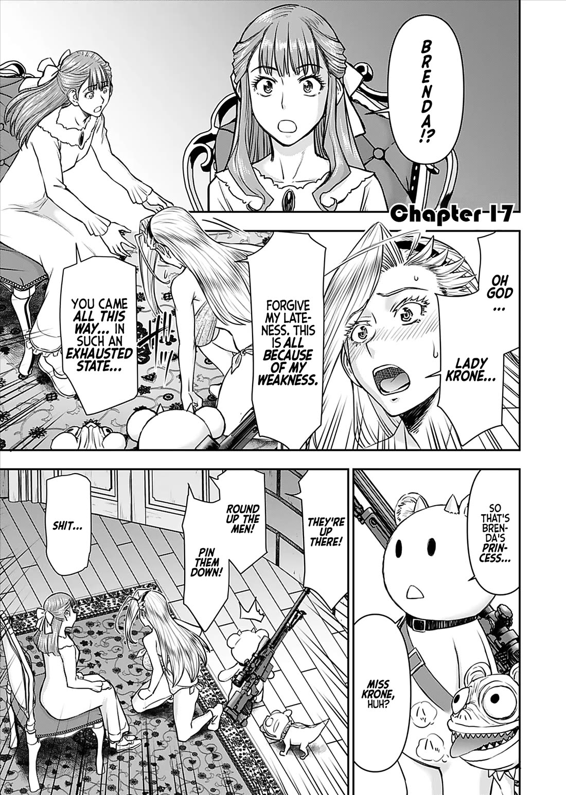 Isekai Sniper Is the Female Warrior’s Mofumofu Pet Chapter 17 - Page 1
