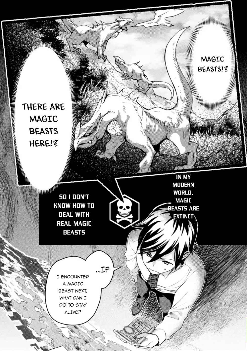 Isekai Tensei de Kenja ni Natte Boukensha Seikatsu Chapter 1.1 - Page 22