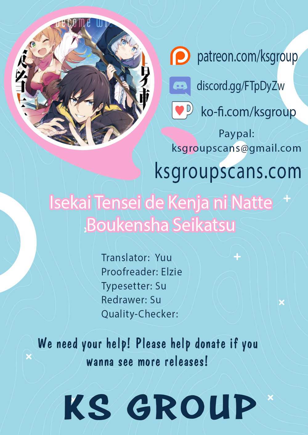 Isekai Tensei de Kenja ni Natte Boukensha Seikatsu Chapter 9 - Page 1