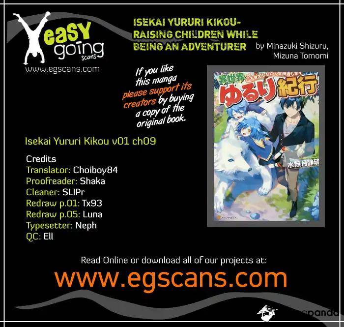 Isekai Yururi Kikou: Kosodateshinagara Boukensha Shimasu Chapter 9 - Page 1