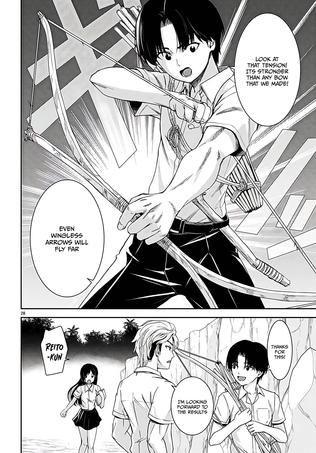 Isekai Yurutto Survival Seikatsu: Gakkou no Minna to Isekai no Mujintou ni Tenishitakedo Ore Dake Rakushou desu Chapter 33 - Page 27