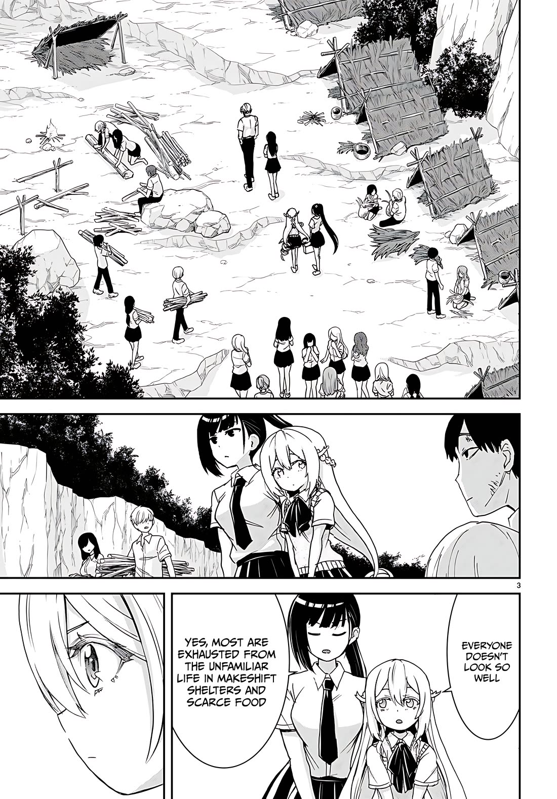 Isekai Yurutto Survival Seikatsu: Gakkou no Minna to Isekai no Mujintou ni Tenishitakedo Ore Dake Rakushou desu Chapter 34 - Page 2