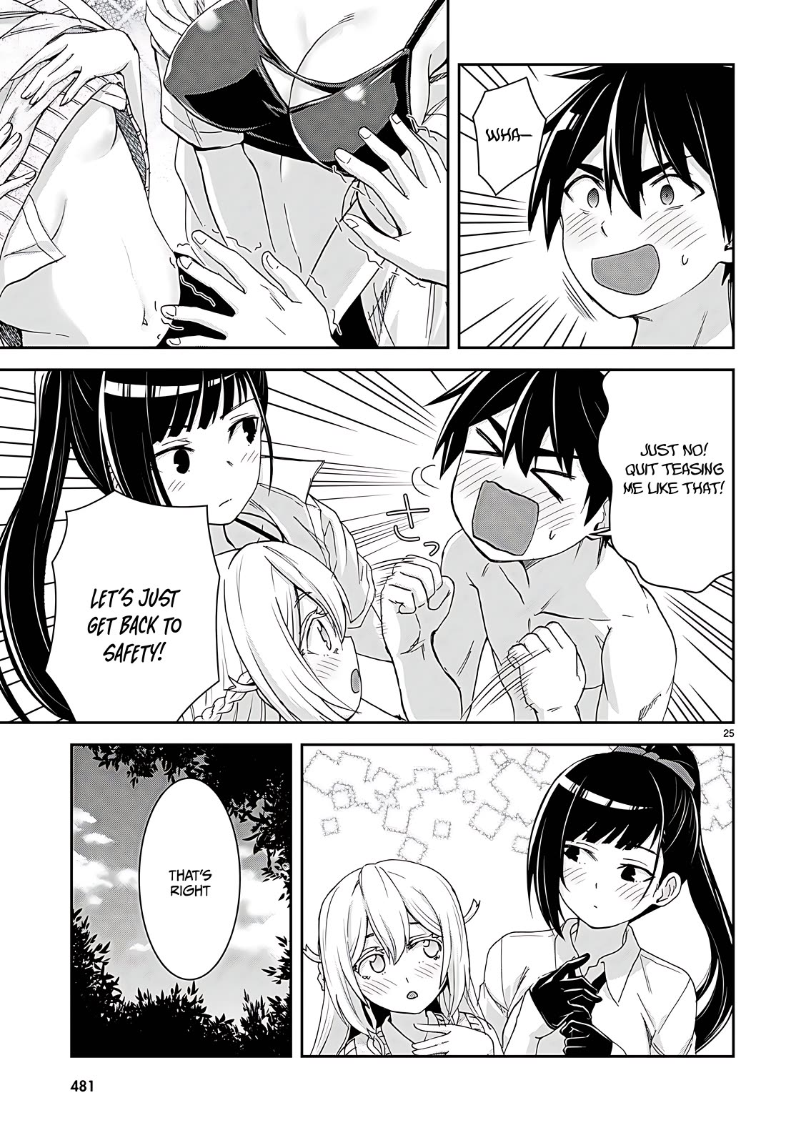 Isekai Yurutto Survival Seikatsu: Gakkou no Minna to Isekai no Mujintou ni Tenishitakedo Ore Dake Rakushou desu Chapter 34 - Page 24