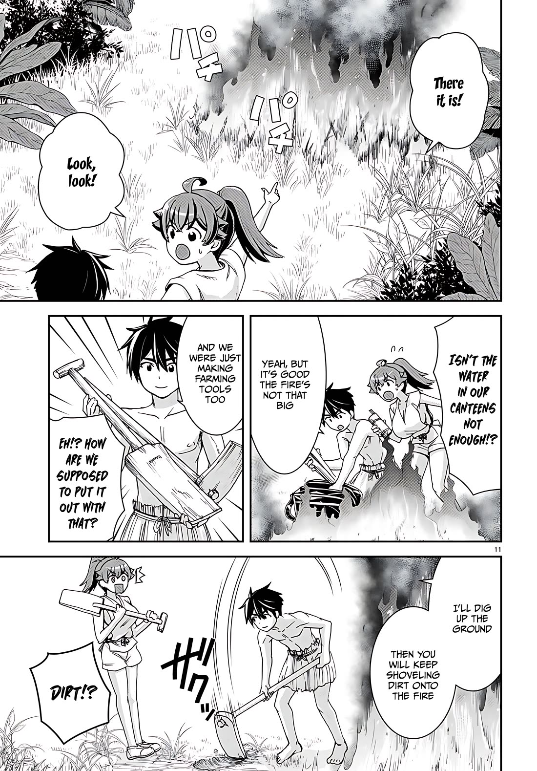 Isekai Yurutto Survival Seikatsu: Gakkou no Minna to Isekai no Mujintou ni Tenishitakedo Ore Dake Rakushou desu Chapter 35 - Page 11