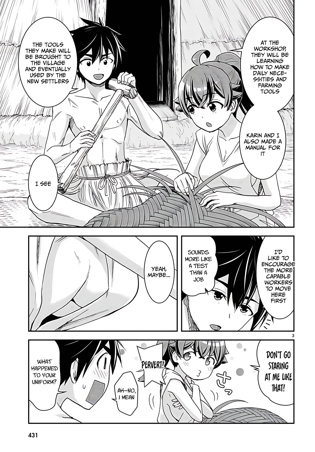 Isekai Yurutto Survival Seikatsu: Gakkou no Minna to Isekai no Mujintou ni Tenishitakedo Ore Dake Rakushou desu Chapter 35 - Page 3