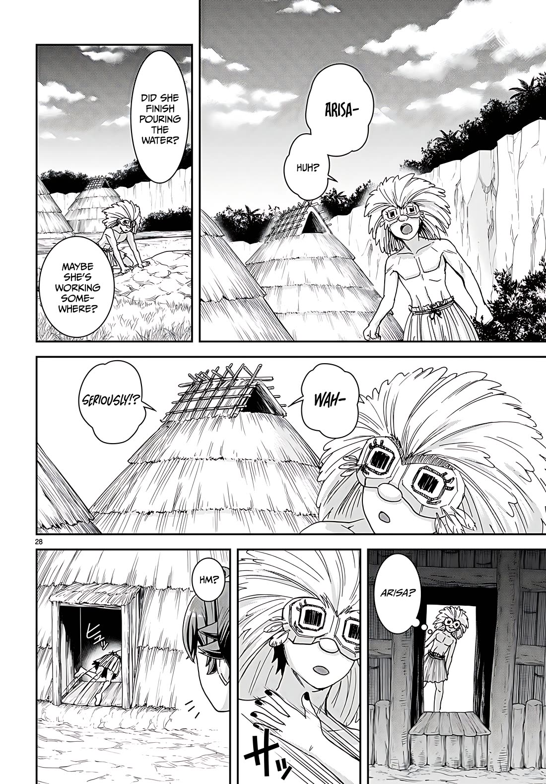 Isekai Yurutto Survival Seikatsu: Gakkou no Minna to Isekai no Mujintou ni Tenishitakedo Ore Dake Rakushou desu Chapter 35 - Page 28