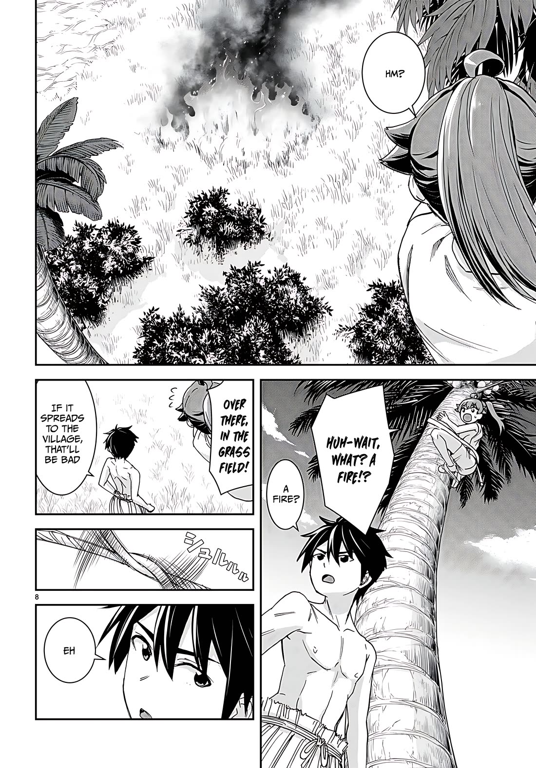 Isekai Yurutto Survival Seikatsu: Gakkou no Minna to Isekai no Mujintou ni Tenishitakedo Ore Dake Rakushou desu Chapter 35 - Page 8