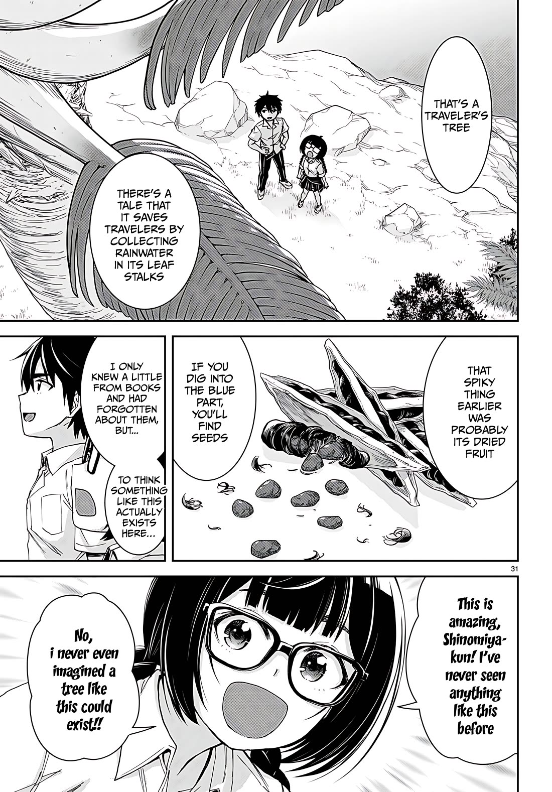 Isekai Yurutto Survival Seikatsu: Gakkou no Minna to Isekai no Mujintou ni Tenishitakedo Ore Dake Rakushou desu Chapter 36 - Page 35