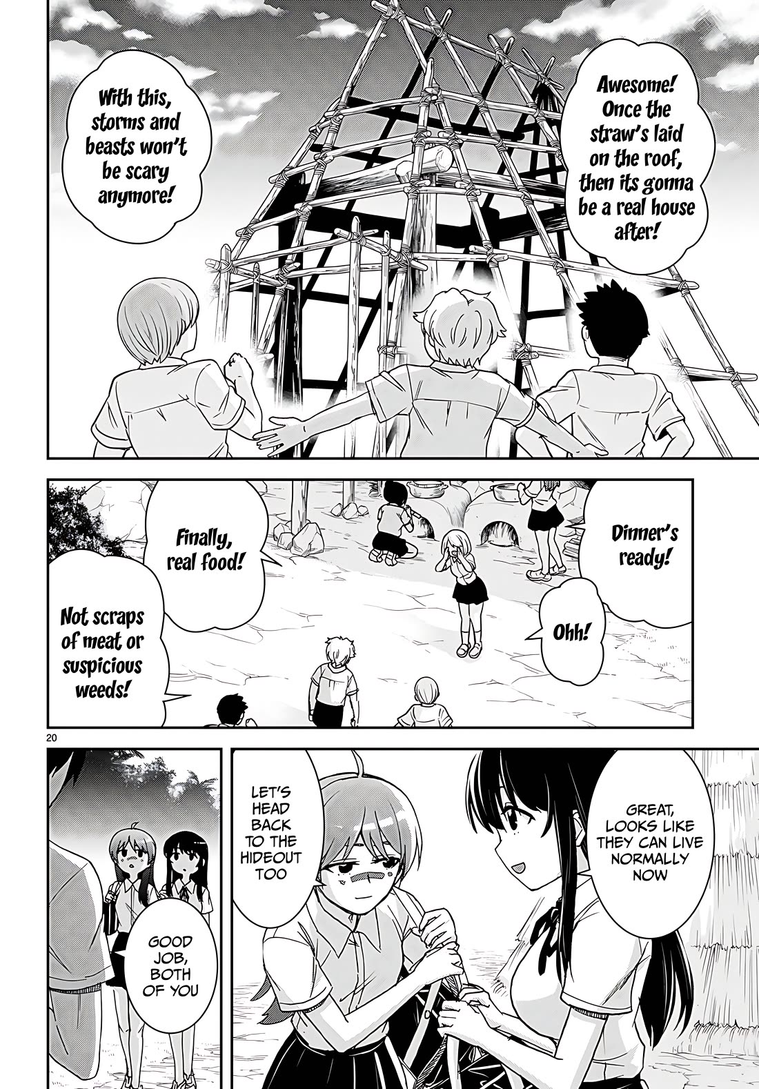 Isekai Yurutto Survival Seikatsu: Gakkou no Minna to Isekai no Mujintou ni Tenishitakedo Ore Dake Rakushou desu Chapter 37 - Page 20