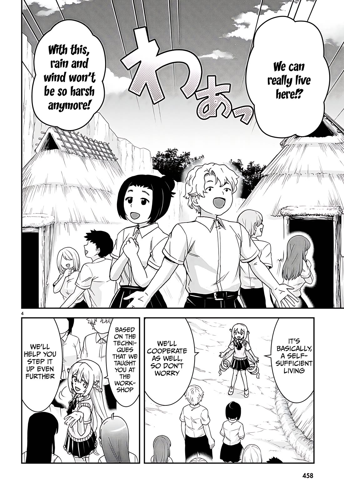 Isekai Yurutto Survival Seikatsu: Gakkou no Minna to Isekai no Mujintou ni Tenishitakedo Ore Dake Rakushou desu Chapter 37 - Page 4