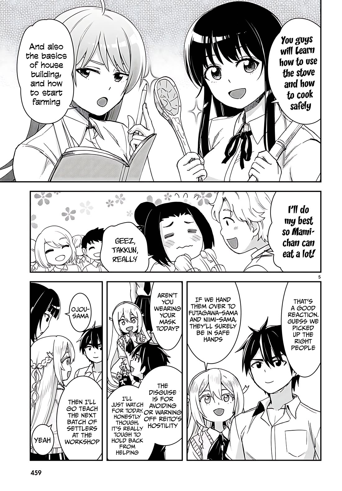 Isekai Yurutto Survival Seikatsu: Gakkou no Minna to Isekai no Mujintou ni Tenishitakedo Ore Dake Rakushou desu Chapter 37 - Page 5