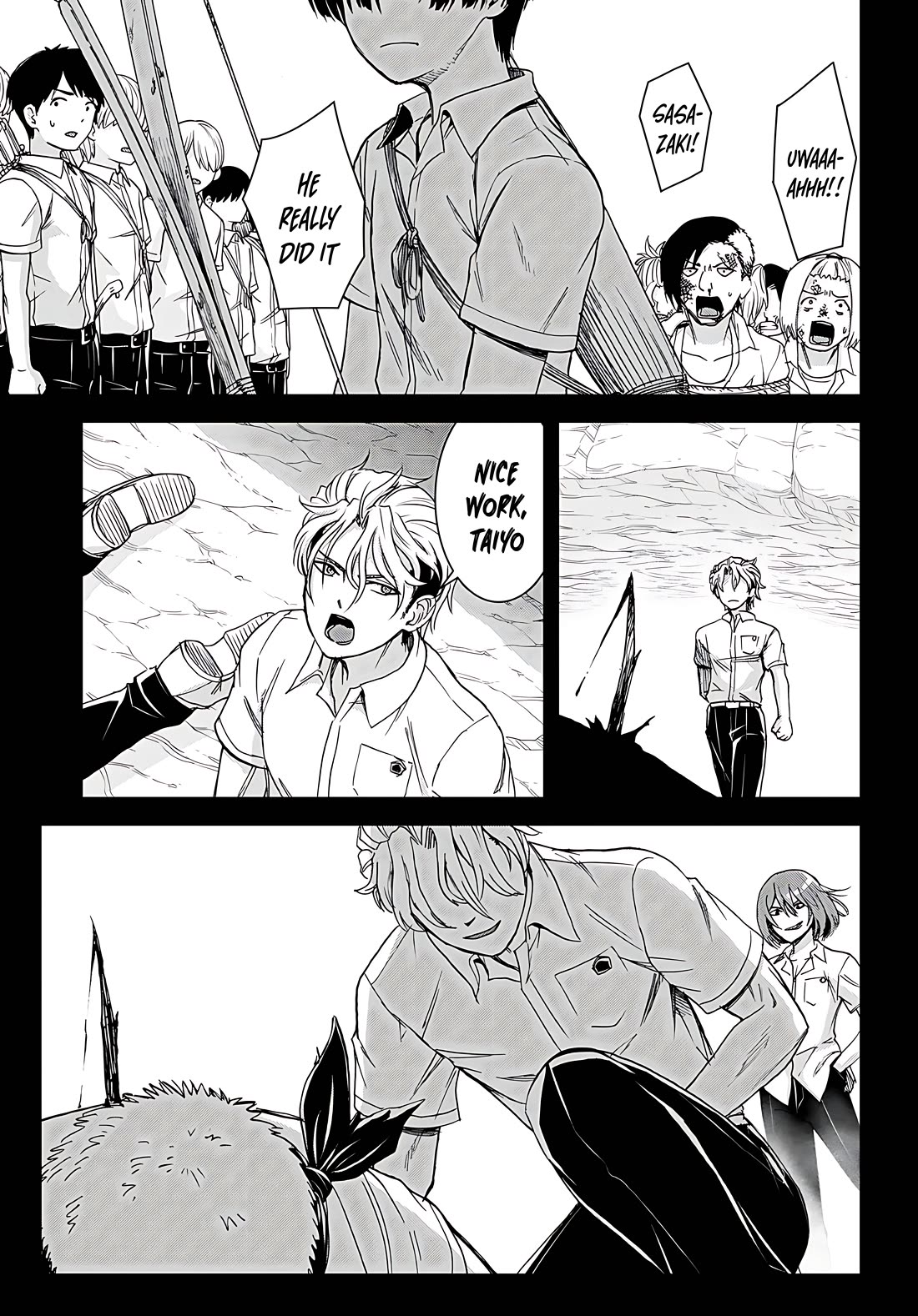 Isekai Yurutto Survival Seikatsu: Gakkou no Minna to Isekai no Mujintou ni Tenishitakedo Ore Dake Rakushou desu Chapter 38 - Page 11