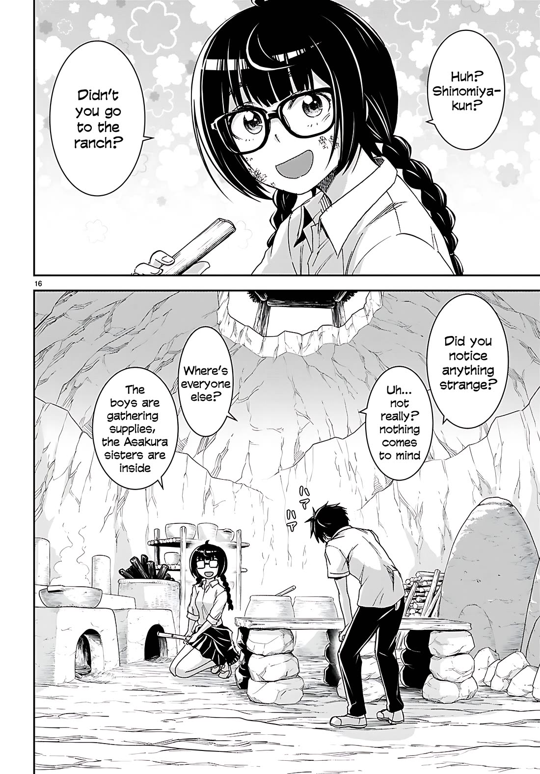 Isekai Yurutto Survival Seikatsu: Gakkou no Minna to Isekai no Mujintou ni Tenishitakedo Ore Dake Rakushou desu Chapter 40 - Page 16
