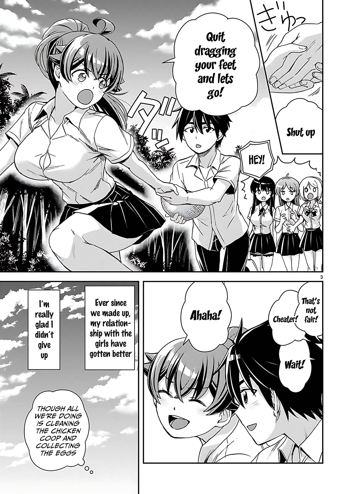 Isekai Yurutto Survival Seikatsu: Gakkou no Minna to Isekai no Mujintou ni Tenishitakedo Ore Dake Rakushou desu Chapter 40 - Page 3