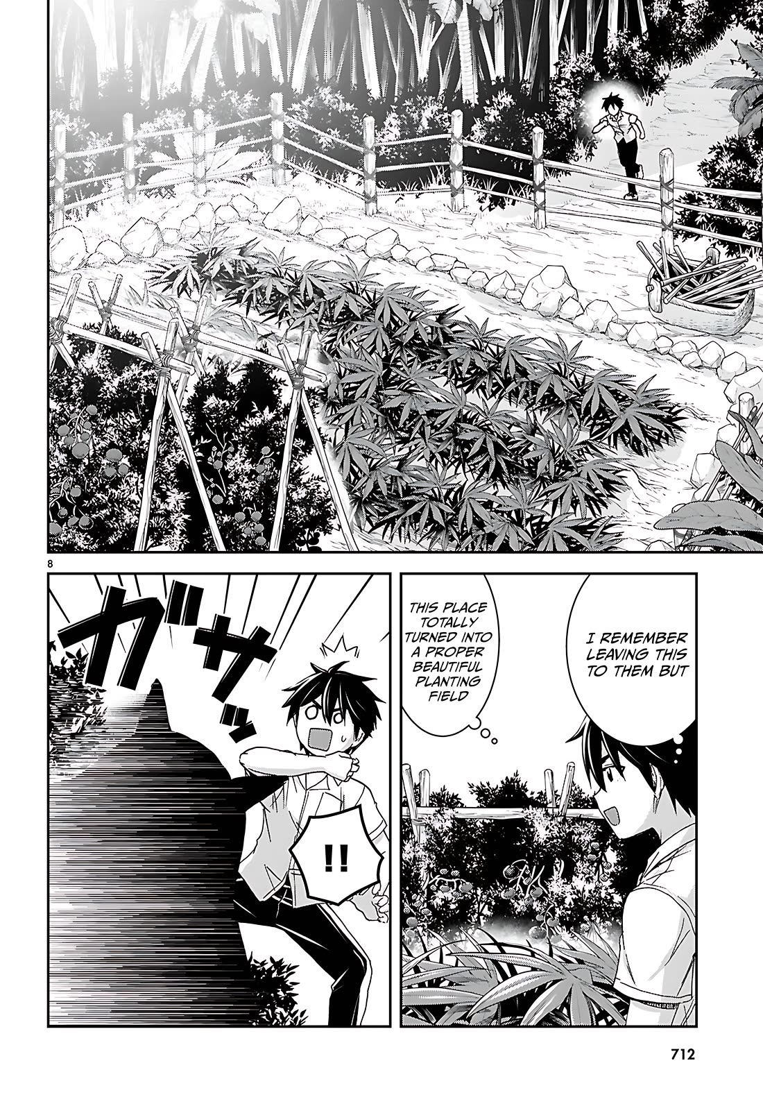 Isekai Yurutto Survival Seikatsu: Gakkou no Minna to Isekai no Mujintou ni Tenishitakedo Ore Dake Rakushou desu Chapter 40 - Page 8
