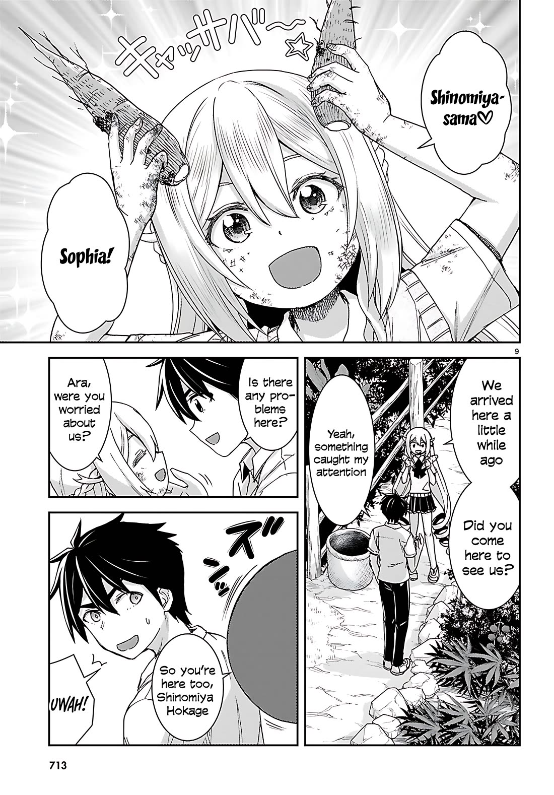 Isekai Yurutto Survival Seikatsu: Gakkou no Minna to Isekai no Mujintou ni Tenishitakedo Ore Dake Rakushou desu Chapter 40 - Page 9