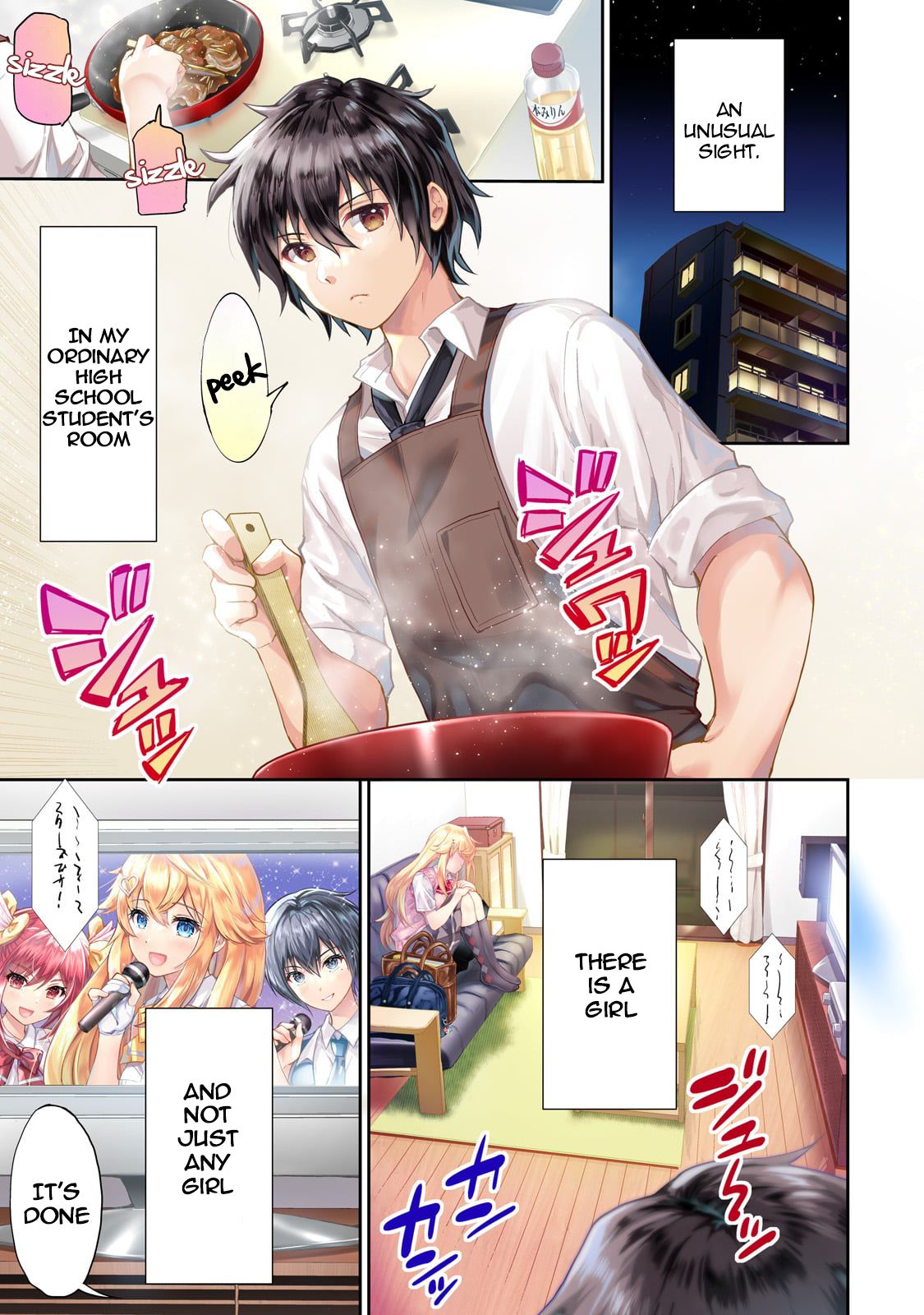 Isshou Hatarakitakunai Ore Ga Classmate No Daininki Idol Ni Natsukaretara Chapter 1 - Page 1