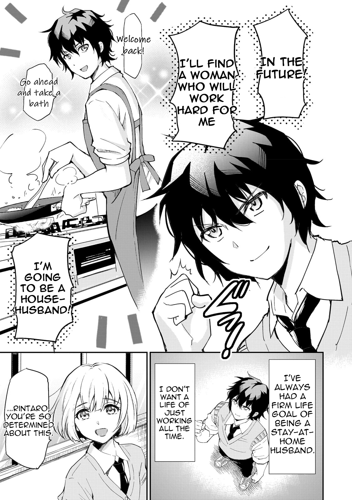 Isshou Hatarakitakunai Ore Ga Classmate No Daininki Idol Ni Natsukaretara Chapter 1 - Page 10