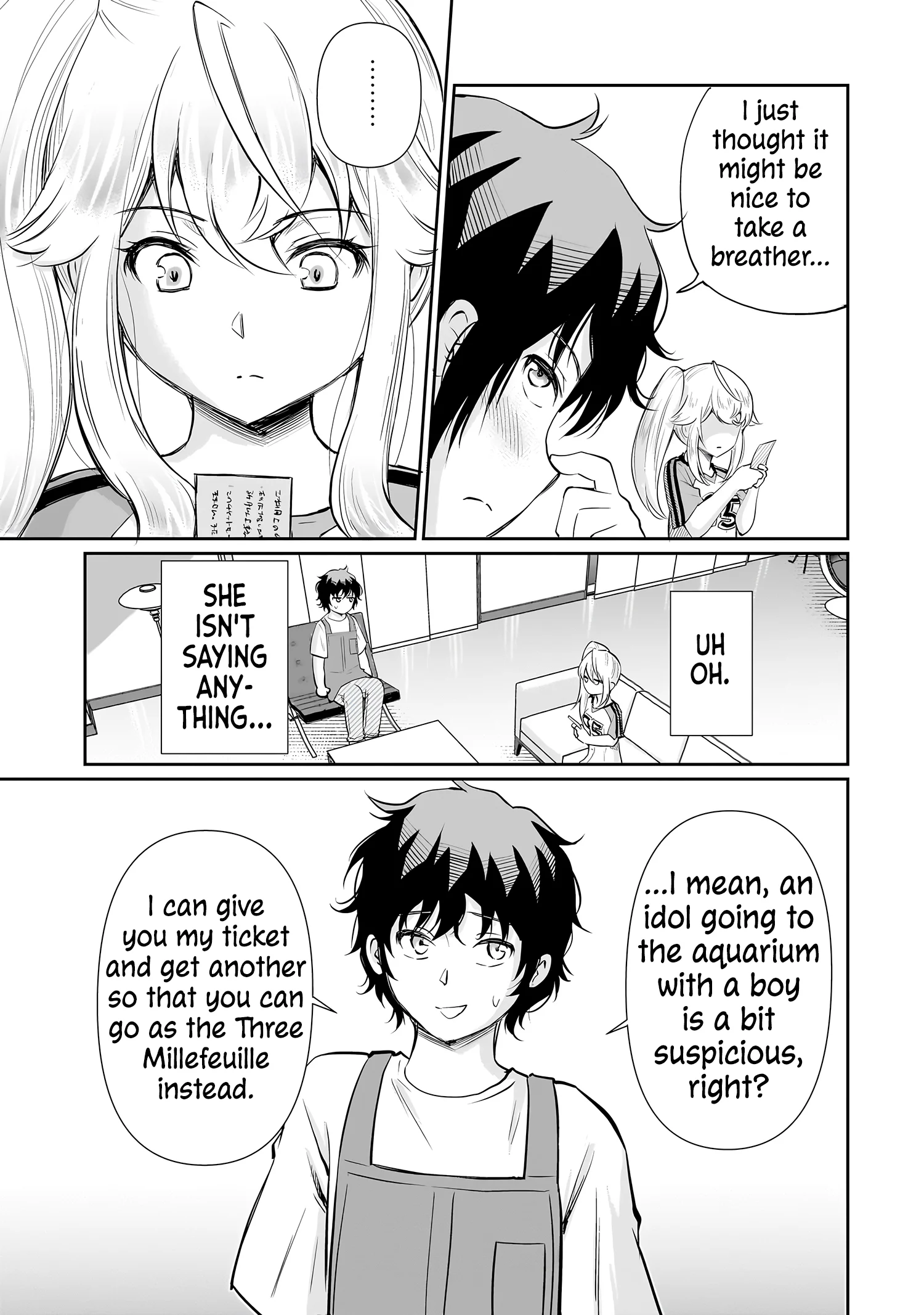 Isshou Hatarakitakunai Ore Ga Classmate No Daininki Idol Ni Natsukaretara Chapter 17 - Page 24