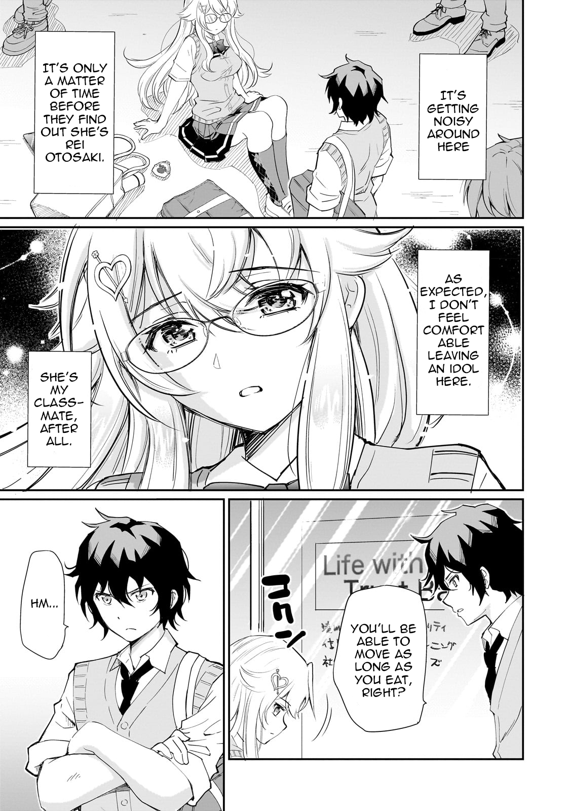Isshou Hatarakitakunai Ore Ga Classmate No Daininki Idol Ni Natsukaretara Chapter 2 - Page 3
