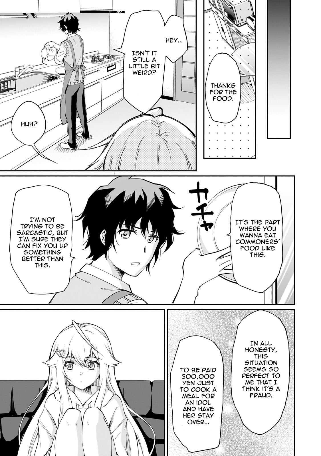 Isshou Hatarakitakunai Ore Ga Classmate No Daininki Idol Ni Natsukaretara Chapter 4.1 - Page 9