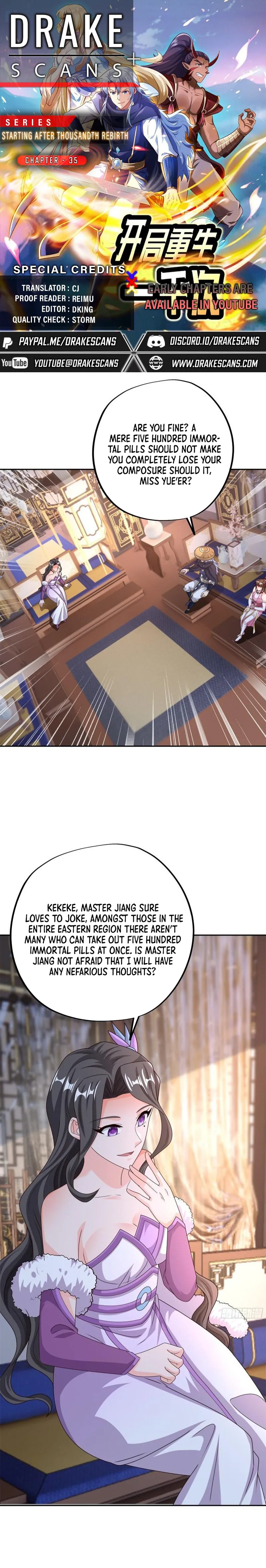 It All Starts With Being Reborn 1 Thousand Times Chapter 35 - Page 0