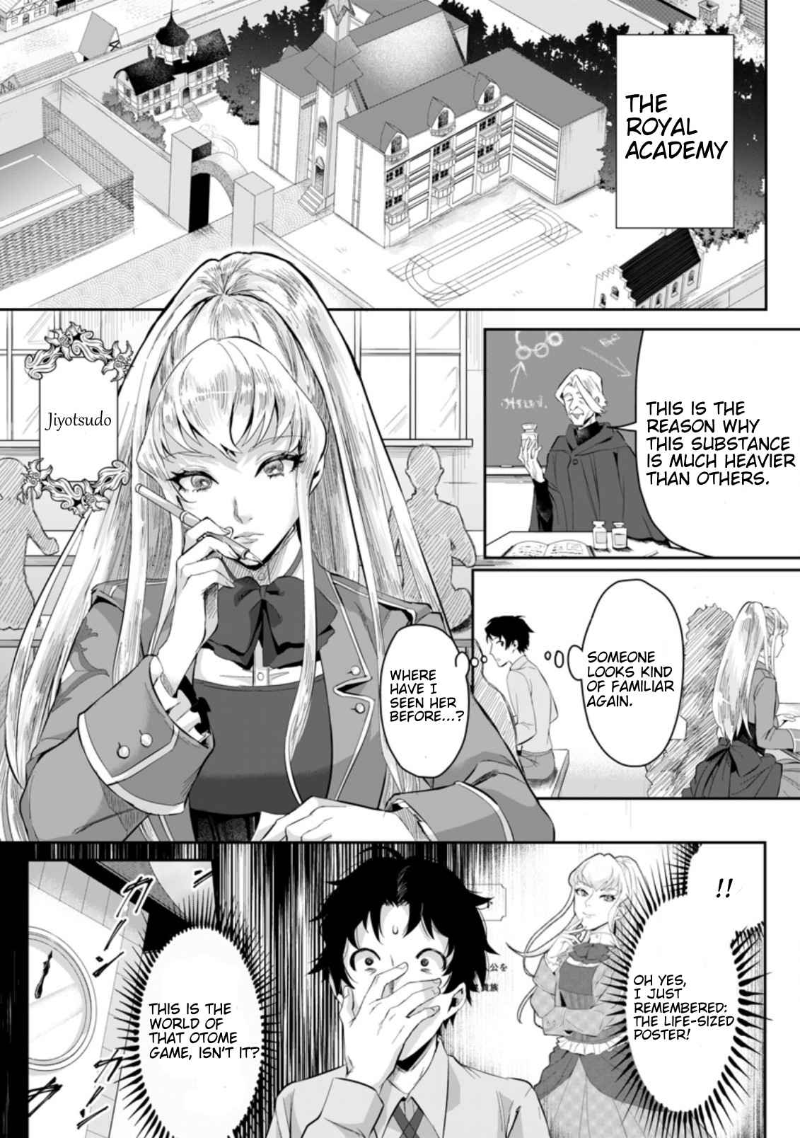 It Seems that I was Reincarnated into the World of a School Otome Game, but I was a Background Male Student with Cheats Chapter 1.3 - Page 6