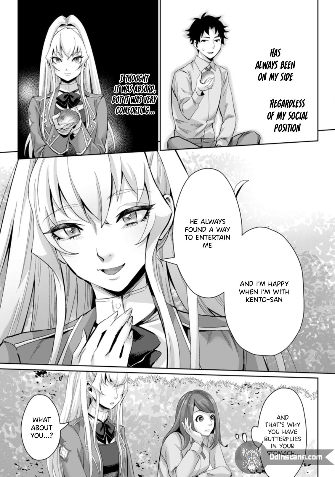 It Seems that I was Reincarnated into the World of a School Otome Game, but I was a Background Male Student with Cheats Chapter 11.2 - Page 3