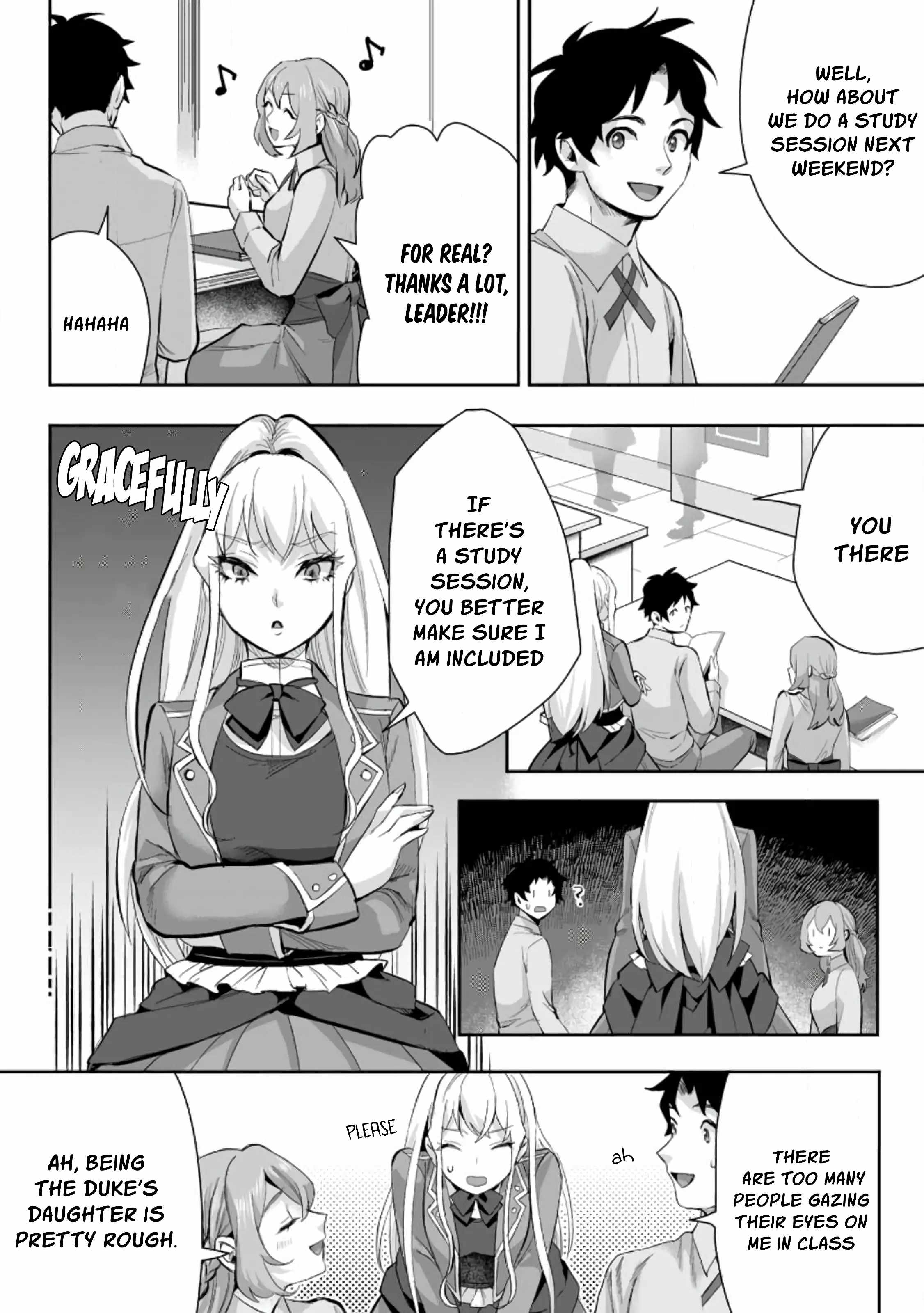 It Seems that I was Reincarnated into the World of a School Otome Game, but I was a Background Male Student with Cheats Chapter 14.3 - Page 2