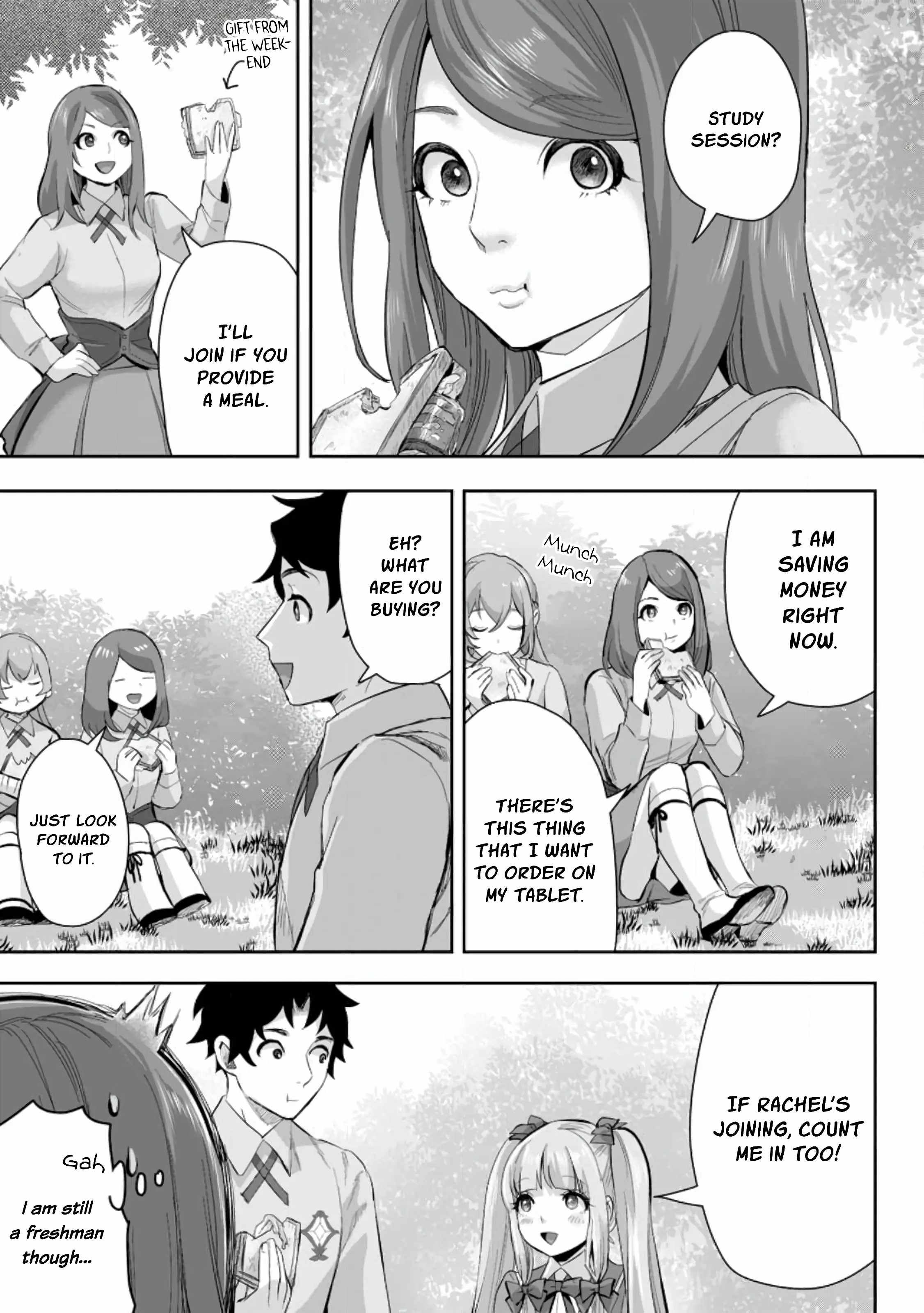 It Seems that I was Reincarnated into the World of a School Otome Game, but I was a Background Male Student with Cheats Chapter 14.3 - Page 3