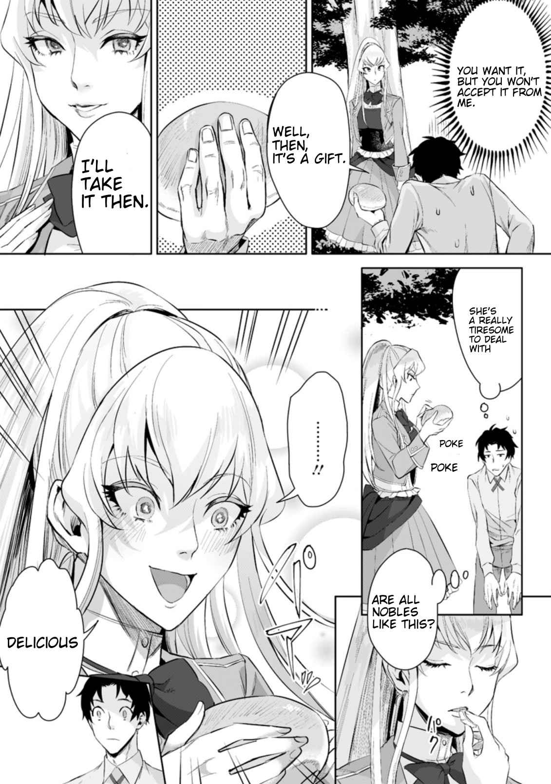 It Seems that I was Reincarnated into the World of a School Otome Game, but I was a Background Male Student with Cheats Chapter 2.1 - Page 5