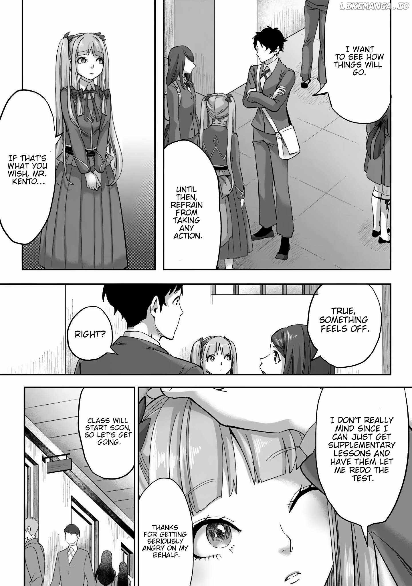 It Seems that I was Reincarnated into the World of a School Otome Game, but I was a Background Male Student with Cheats Chapter 21 - Page 15