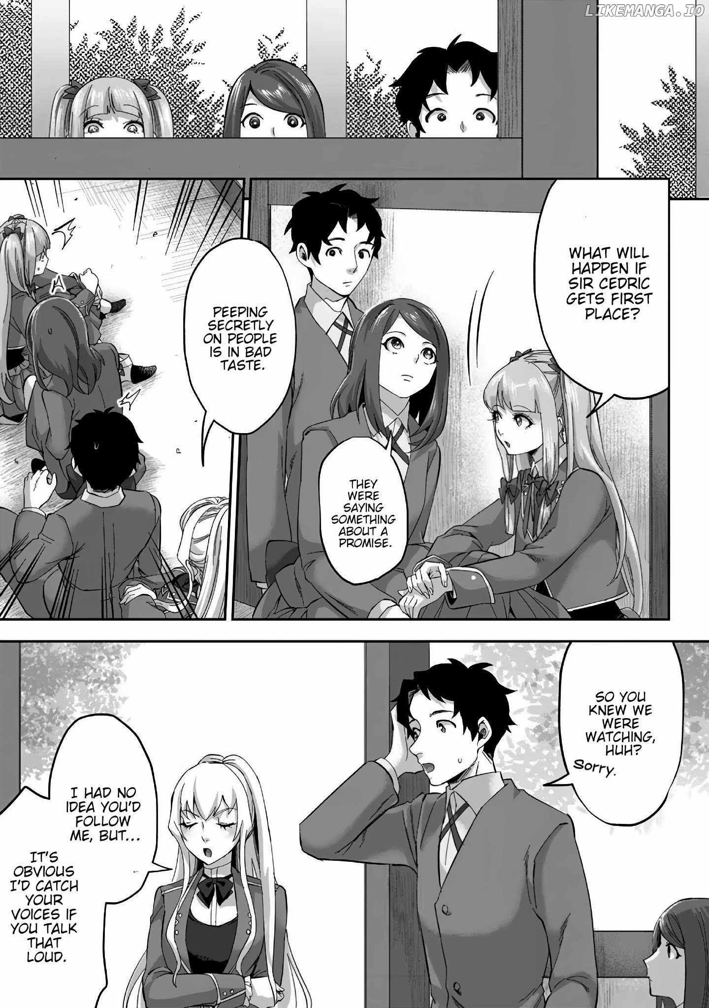It Seems that I was Reincarnated into the World of a School Otome Game, but I was a Background Male Student with Cheats Chapter 21 - Page 23