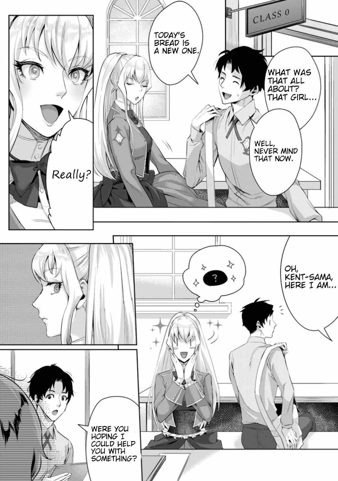 It Seems that I was Reincarnated into the World of a School Otome Game, but I was a Background Male Student with Cheats Chapter 4.1 - Page 1